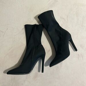 Black Heeled Boots